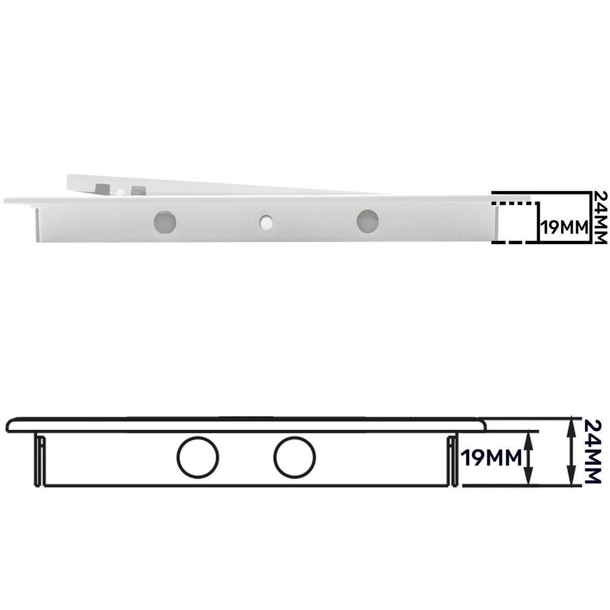 Access Panel Door PP, White 250mm x 250mm by Akor