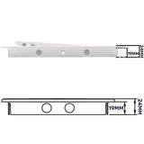 Access Panel Door PP, White 250mm x 250mm by Akor