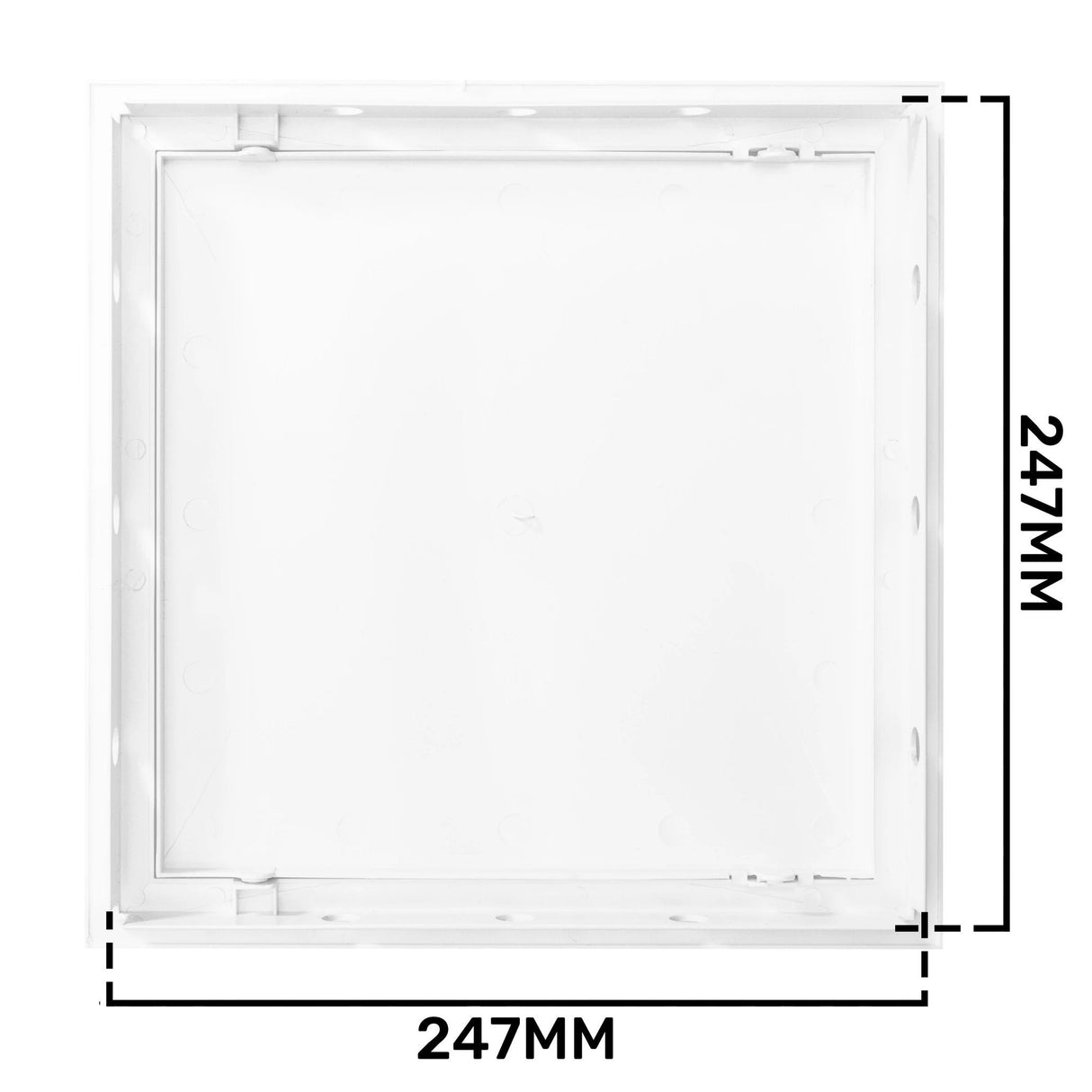 Access Panel Door PP, White 250mm x 250mm by Akor