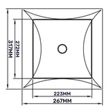 Access Panel Door PP, White 250mm x 300mm by Akor