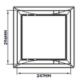 Access Panel Door PP, White 250mm x 300mm by Akor