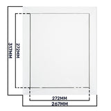 Access Panel Door PP, White 250mm x 300mm by Akor
