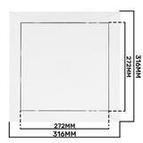 Access Panel Door PP, White 300mm x 300mm by Akor