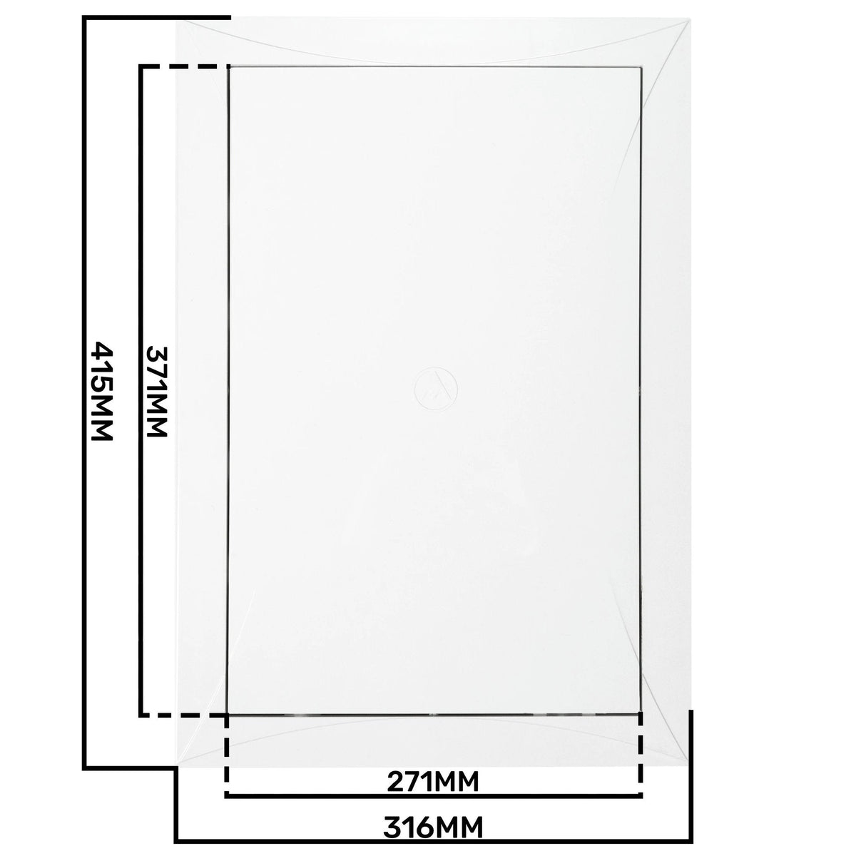 Access Panel Door PP, White 300mm x 400mm by Akor