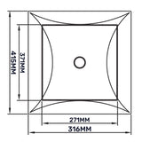 Access Panel Door PP, White 300mm x 400mm by Akor