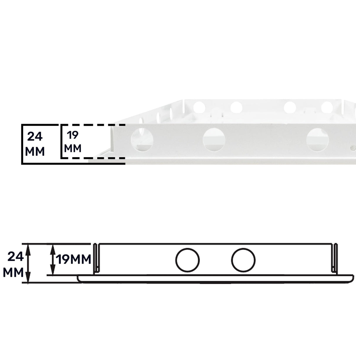 Access Panel Door PP, White 300mm x 400mm by Akor