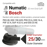 Adapter for Bosch Sanders and Routers – Compatible with Numatic by Helios Creations