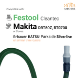 Adapter For Makita DRT50Z RT0700 and Clones Router to Festool Cleantec by Helios Creations