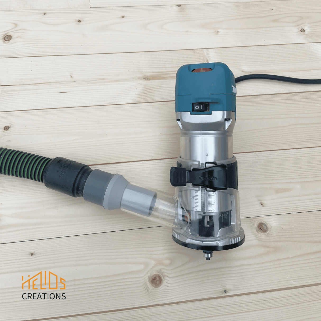 Adapter For Makita DRT50Z RT0700 and Clones Router to Festool Cleantec by Helios Creations