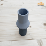 Adapter For Makita DRT50Z RT0700 and Clones Router to Numatic (Henry) extractors by Helios Creations
