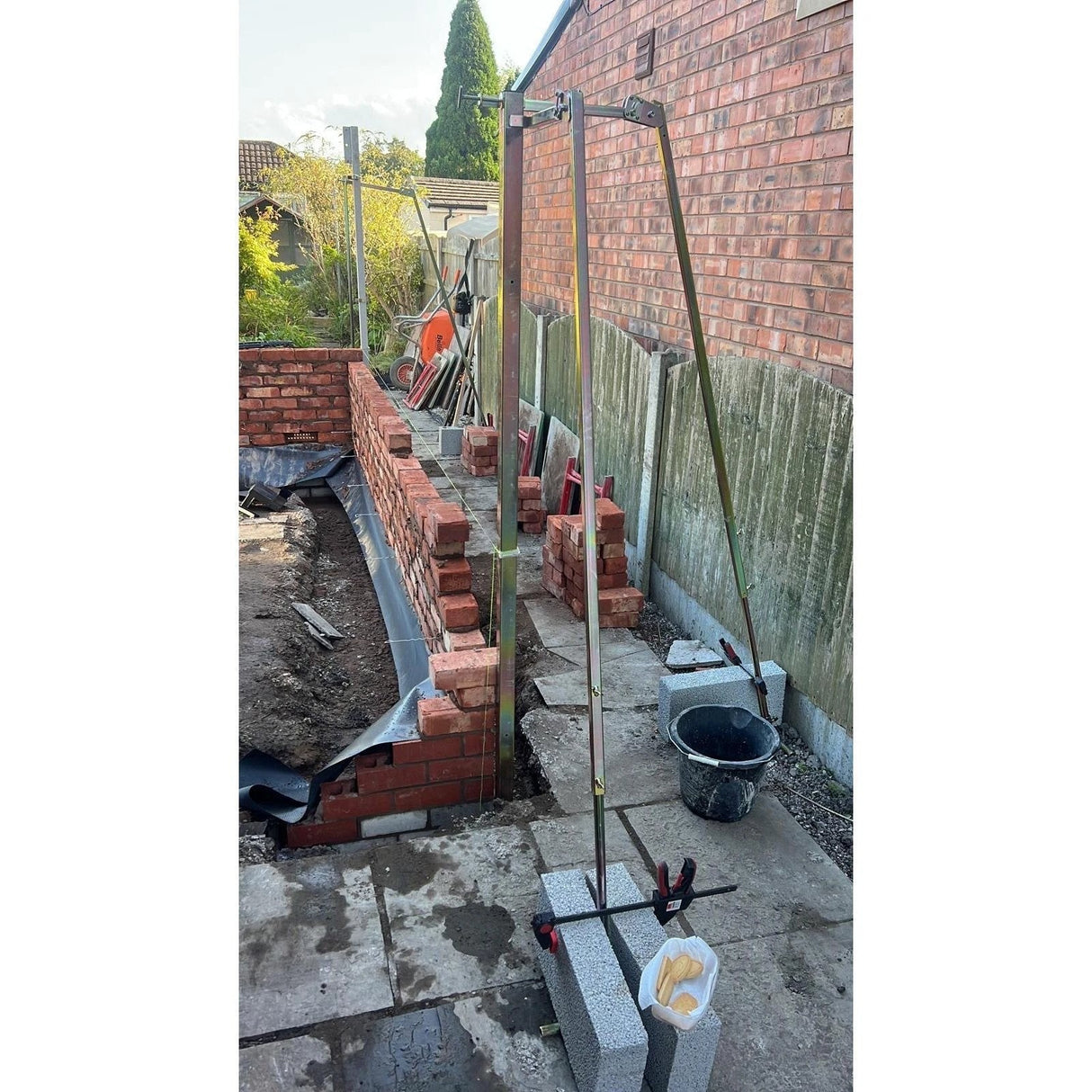 Adjustable Bricklayer Profile Outrigger / Stabiliser Spare Parts - Armstrong Cheshire