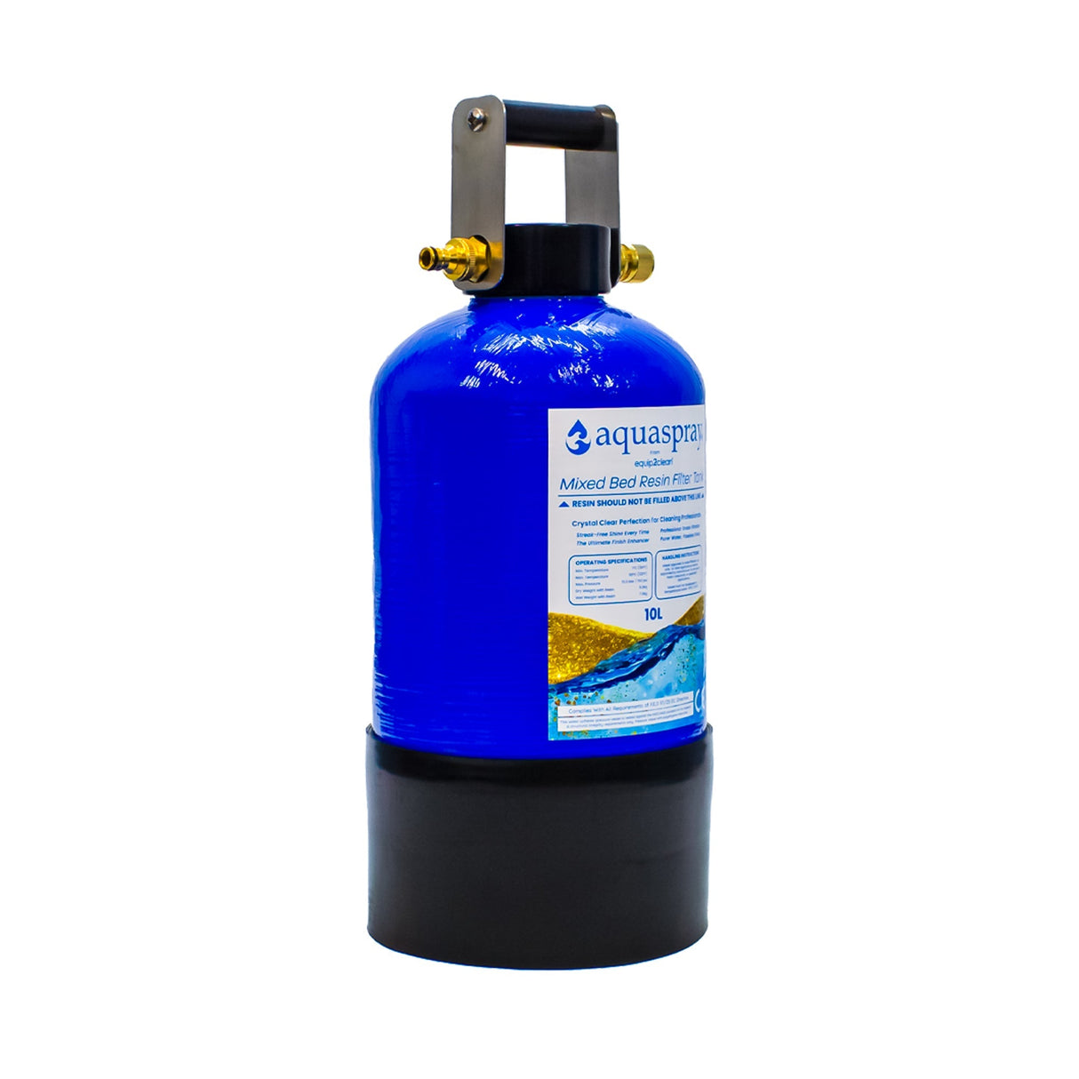 Aquaspray De-Ionising Water Filter Carry Tank 10, 15 or 25 Litre (Inc. Resin) - Armstrong Cheshire