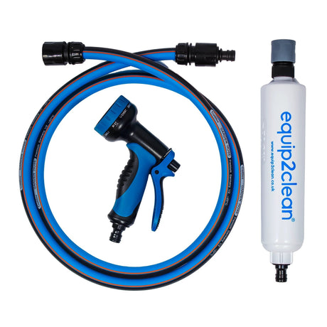 Aquaspray® Inline DI resin PURE WATER filter with Hose & Wash Gun - Armstrong Cheshire