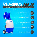 Aquaspray Pro 20 Battery Operated Water Spray Tank - Armstrong Cheshire