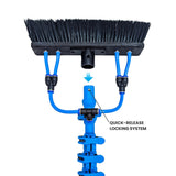 Aquaspray Venom 18ft 100% Carbon Fibre Waterfed Window Cleaning Pole 4-Section - Armstrong Cheshire