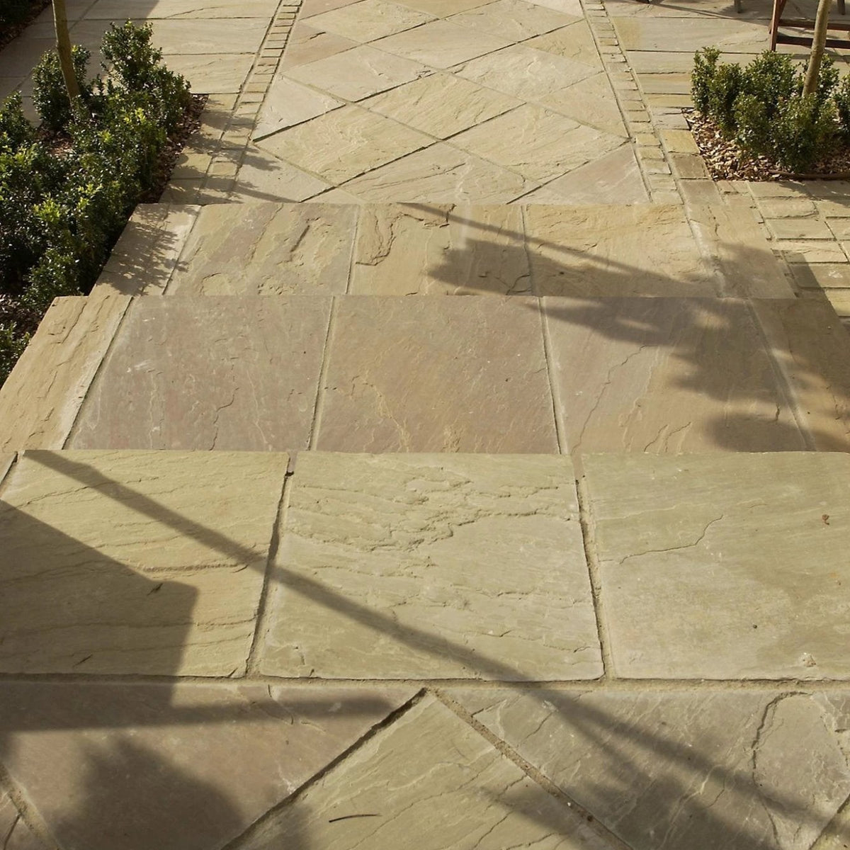 Arley Raj sandstone Natural Stone Paving Project Pack 15.25m2 ...
