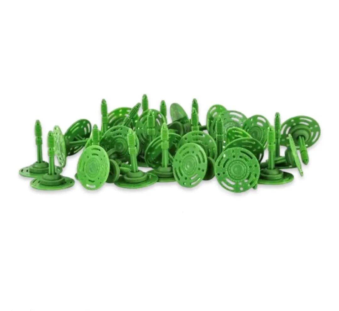 Biokil Crown Membrane Plaster Plugs 60 mm Green (200‑Pack) - Armstrong Cheshire