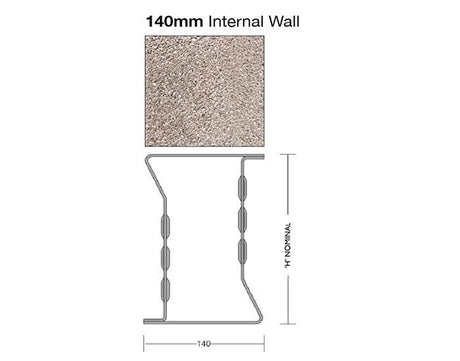 Birtley Extra Heavy Duty - Single Leaf Internal Wall Lintel 140mm SB140HDX - Armstrong Cheshire
