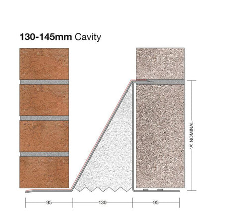 Birtley Heavy Duty Cavity Wall Lintel 130mm HD130 - Armstrong Cheshire