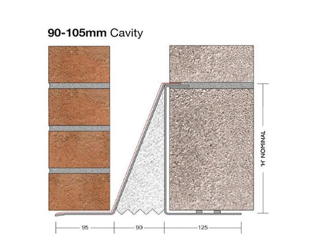 Birtley Heavy Duty Cavity Wall Lintel 90mm HD90/130 - Armstrong Cheshire
