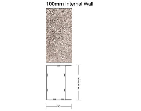 Birtley Heavy Duty Internal Wall Box Lintel 100mm SB100HD - Armstrong Cheshire