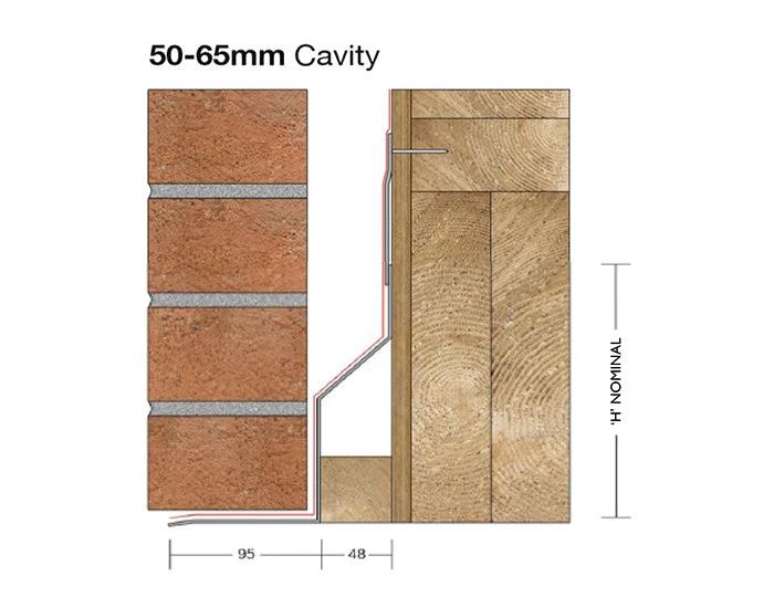 Birtley Timber Frame Cavity Wall Lintel 50mm TF50 - Armstrong Cheshire