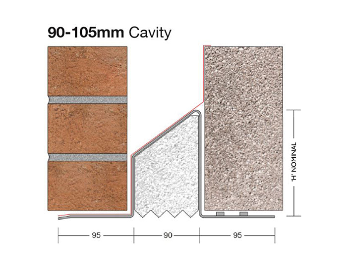 Birtley Standard/Medium Duty Cavity Wall Lintel CB90HD