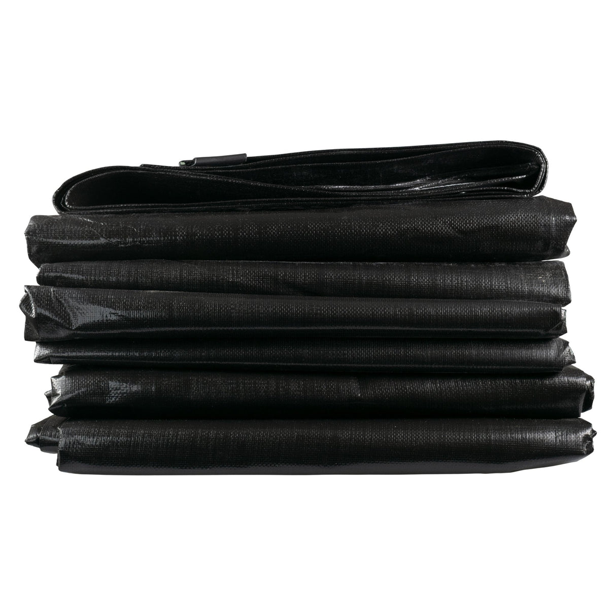 Black/Silver L-Grade Tarpaulin with 10 Metres of 8mm Bungee Rope