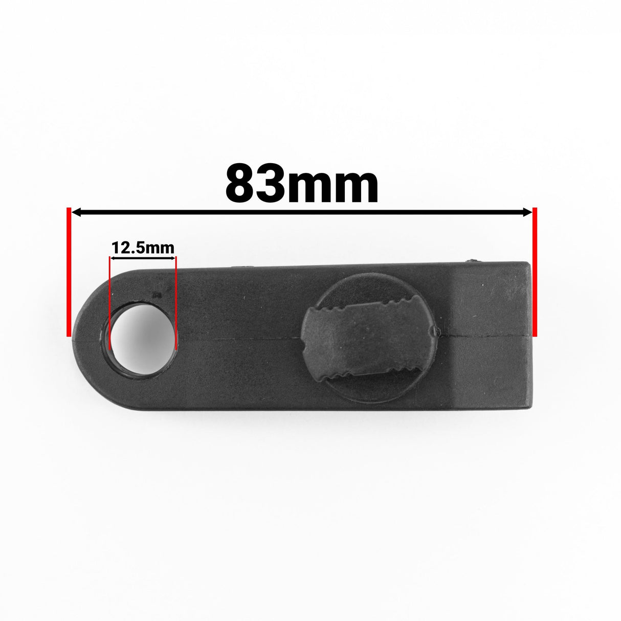 Black/Silver L-Grade Tarpaulin with 10m of 6mm Bungee Rope and 10 x Screw Type Tarp Clips