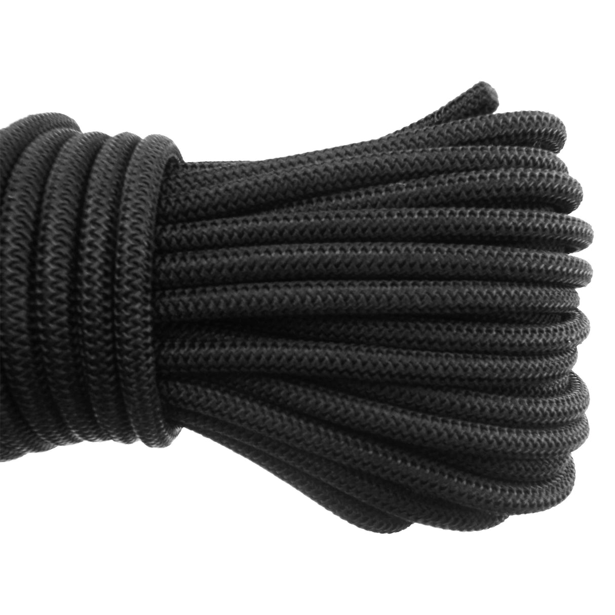 Black/Silver L-Grade Tarpaulin with 10m of 6mm Bungee Rope and 10 x Slide Type Tarp Clips