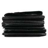 Black/Silver L-Grade Tarpaulin with 20 x 4" Bungee Balls (White)