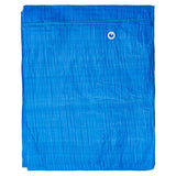 Blue S-Grade Tarpaulin with 20 x 4" Bungee Balls (White)