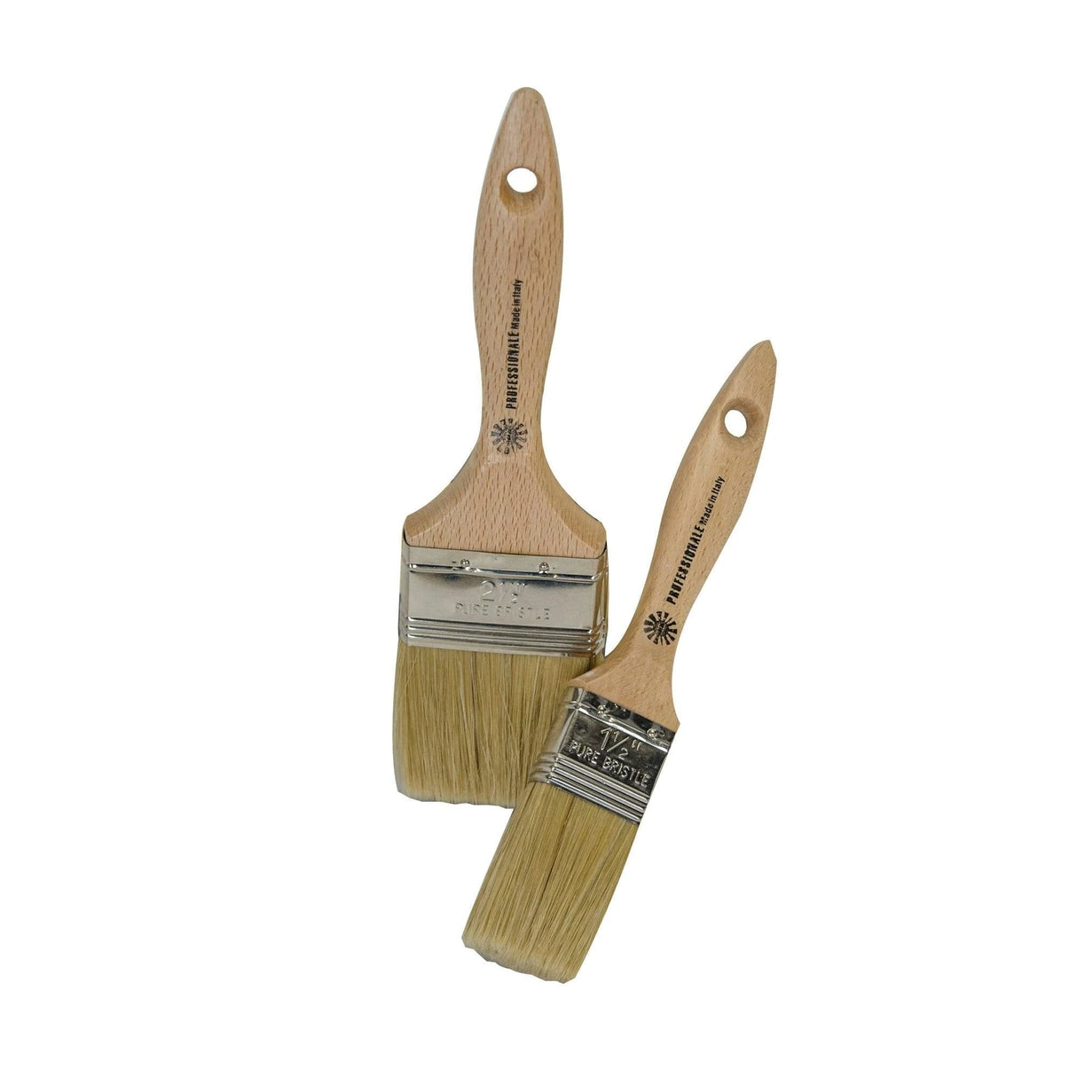 Bon Tool American Style Flat Brush - White Bristle - Armstrong Cheshire