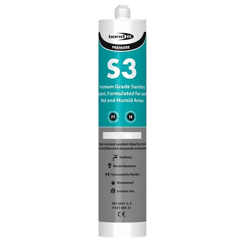 Bond It S3 Sanitary Acetoxy Silicone Sealant With Fungicide