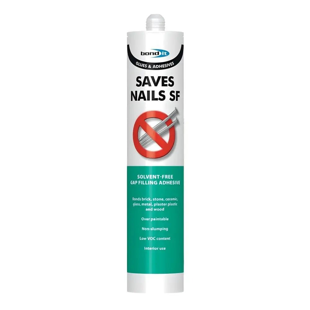 Bond It Saves Nails Solvent-Free Gap Filling Adhesive