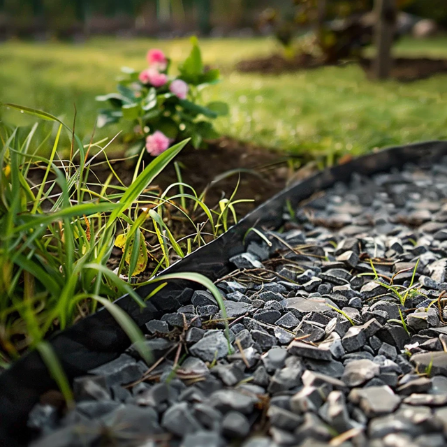 BorderFlex Professional Grade Flexible Lawn Edging for Clean Lawn Borders and Garden Beds - Armstrong Cheshire
