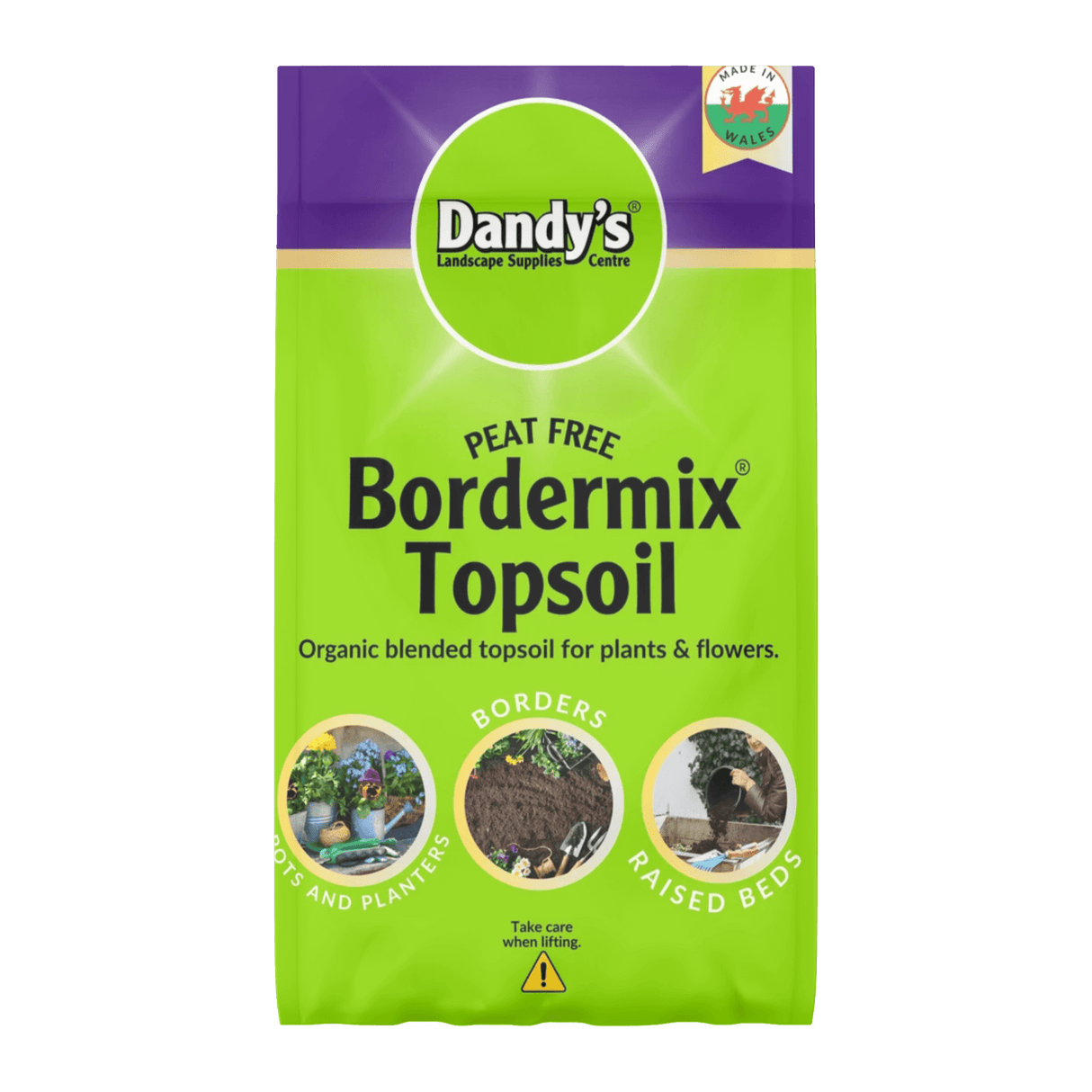 Bordermix Welsh Topsoil for plants and flowers
