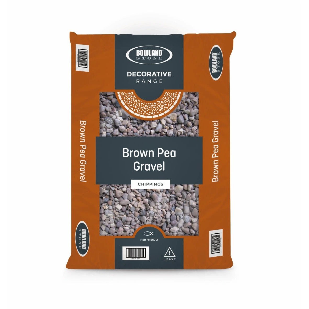 Brown Pea Gravel 20kg Bag Pallet of 49 - Armstrong Cheshire