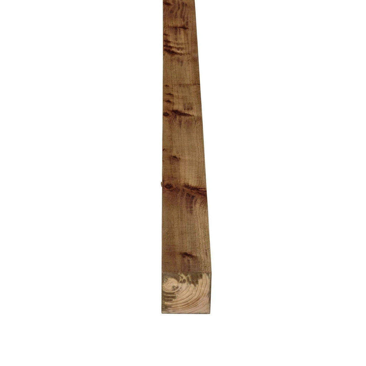 Brown Treated Wooden Fence Post UC3u 100mm x 100mm - Armstrong Cheshire