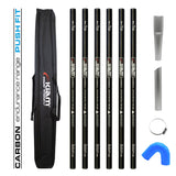 CARBON Fibre Endurance Range Push-fit Gutter Vacuum Pole Kit (51mm Diameter) 20ft-40ft Kits - Armstrong Cheshire