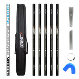 CARBON Fibre Endurance Range Push-fit Gutter Vacuum Pole Kit (51mm Diameter) 20ft-40ft Kits - Armstrong Cheshire