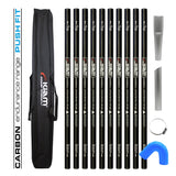 CARBON Fibre Endurance Range Push-fit Gutter Vacuum Pole Kit (51mm Diameter) 20ft-40ft Kits - Armstrong Cheshire