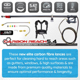 Carbon Reach 5.4 Metre Telescopic Carbon Fibre Lance - Armstrong Cheshire