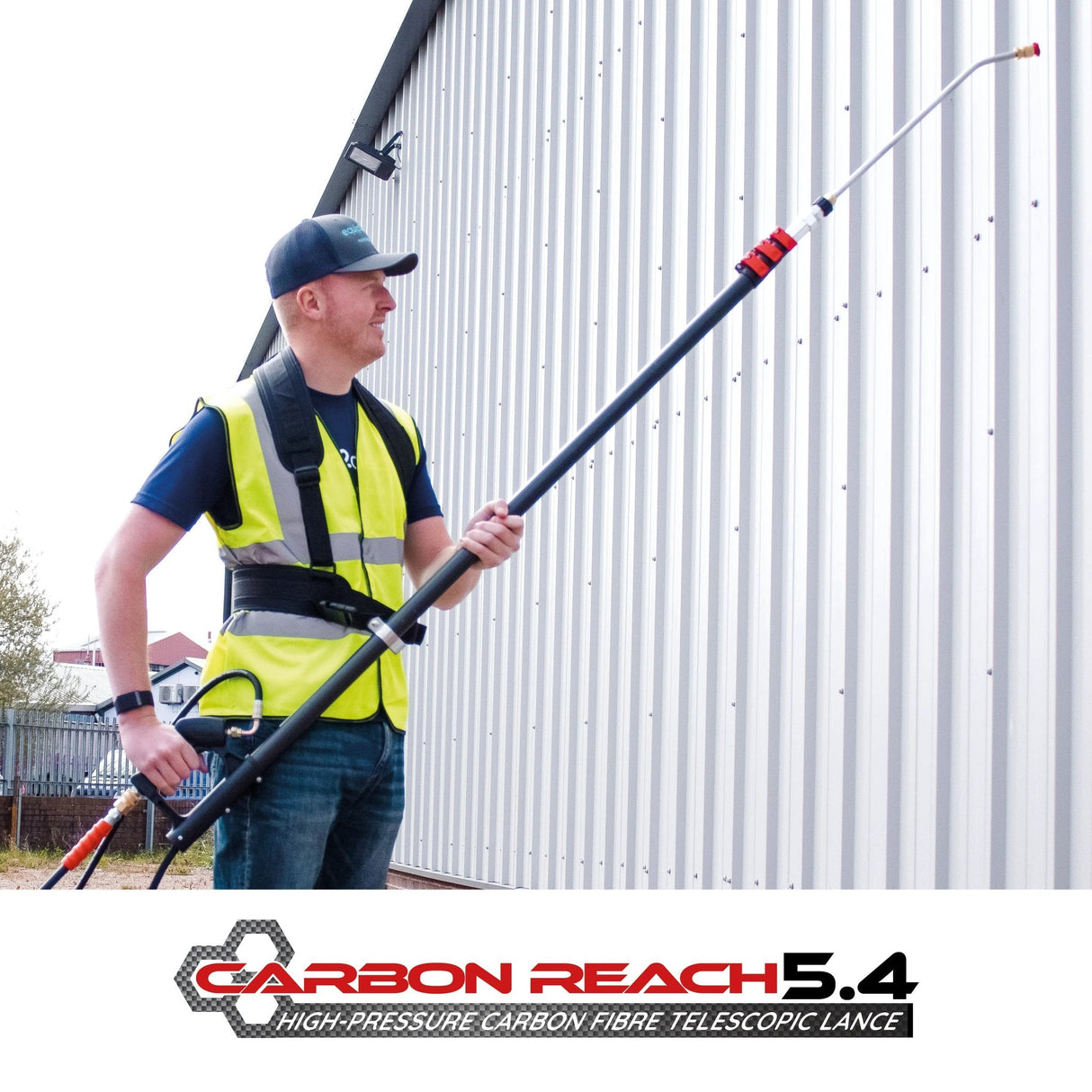 Carbon Reach 5.4 Metre Telescopic Carbon Fibre Lance - Armstrong Cheshire