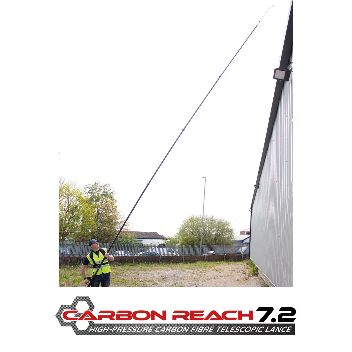 Carbon Reach 7.2 Metre Telescopic Carbon Fibre Lance - Armstrong Cheshire
