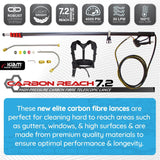Carbon Reach 7.2 Metre Telescopic Carbon Fibre Lance - Armstrong Cheshire