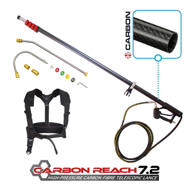 Carbon Reach 7.2 Metre Telescopic Carbon Fibre Lance - Armstrong Cheshire