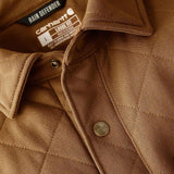 Carhartt Rain Defender Loose Fit Heavyweight Quilted Snap Front Shirt Jacket - Armstrong Cheshire