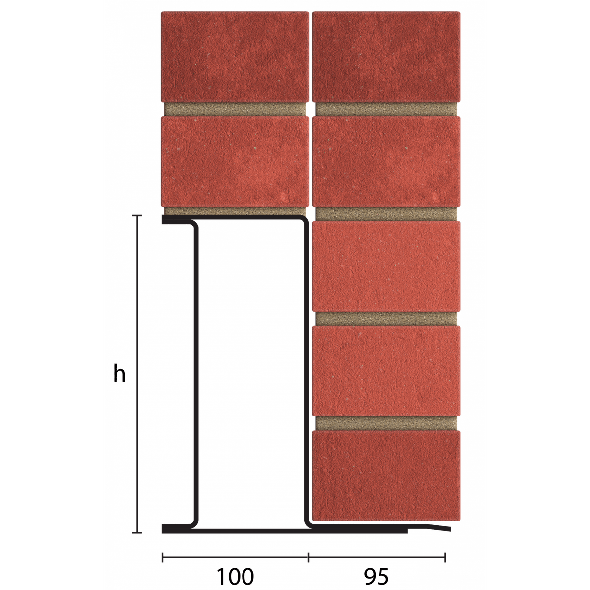 Catnic CN81B Steel Box Lintel External Solid Wall - Armstrong Cheshire