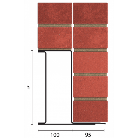 Catnic CN81B Steel Box Lintel External Solid Wall - Armstrong Cheshire